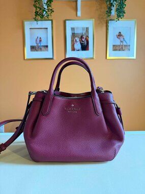 Kate Spade Burgundy Dumpling Purse | New